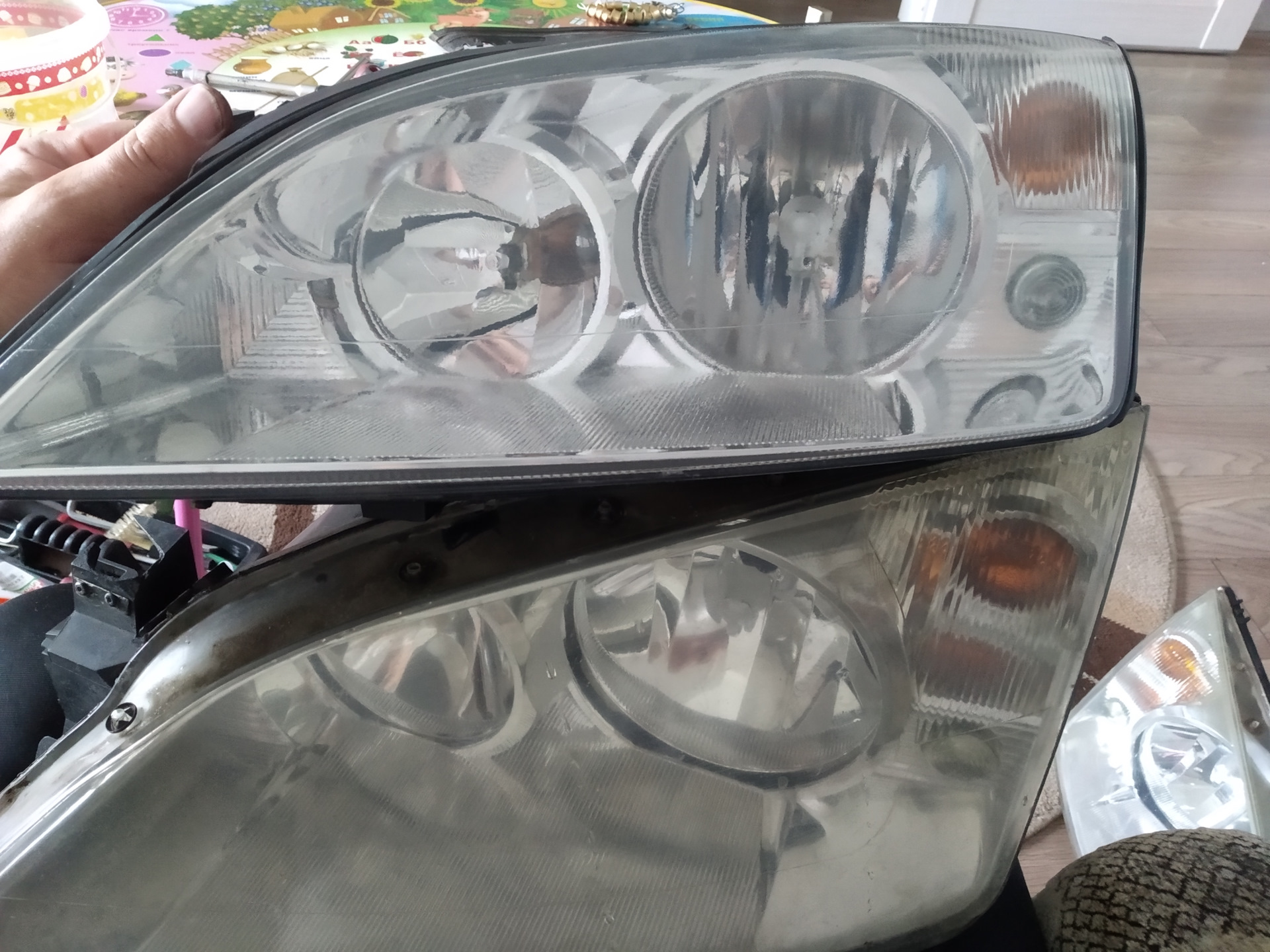 Замена пластика и корпуса фар — Ford Mondeo III, 2 л, 2001 года ...