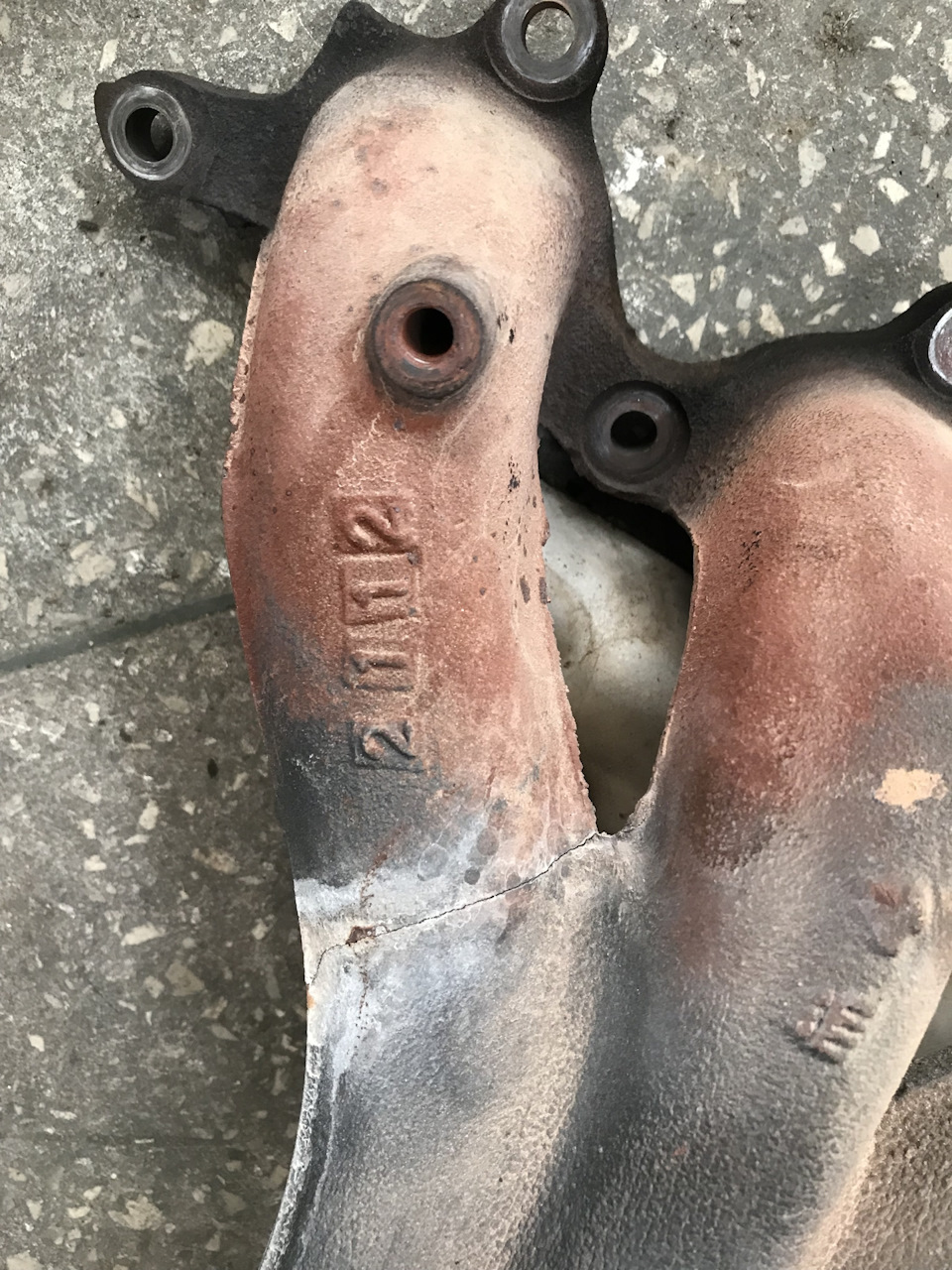 Лопнул коллектор! — Honda Accord Wagon (5G), 2 л, 1995 года | поломка ...