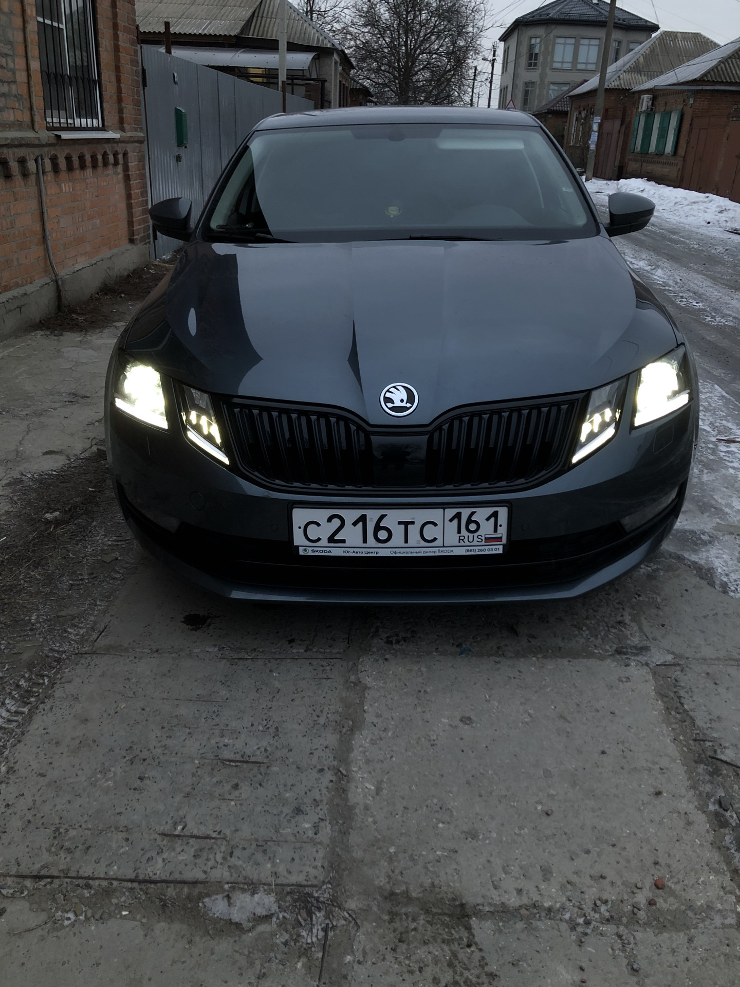 Skoda Octavia Black антихром