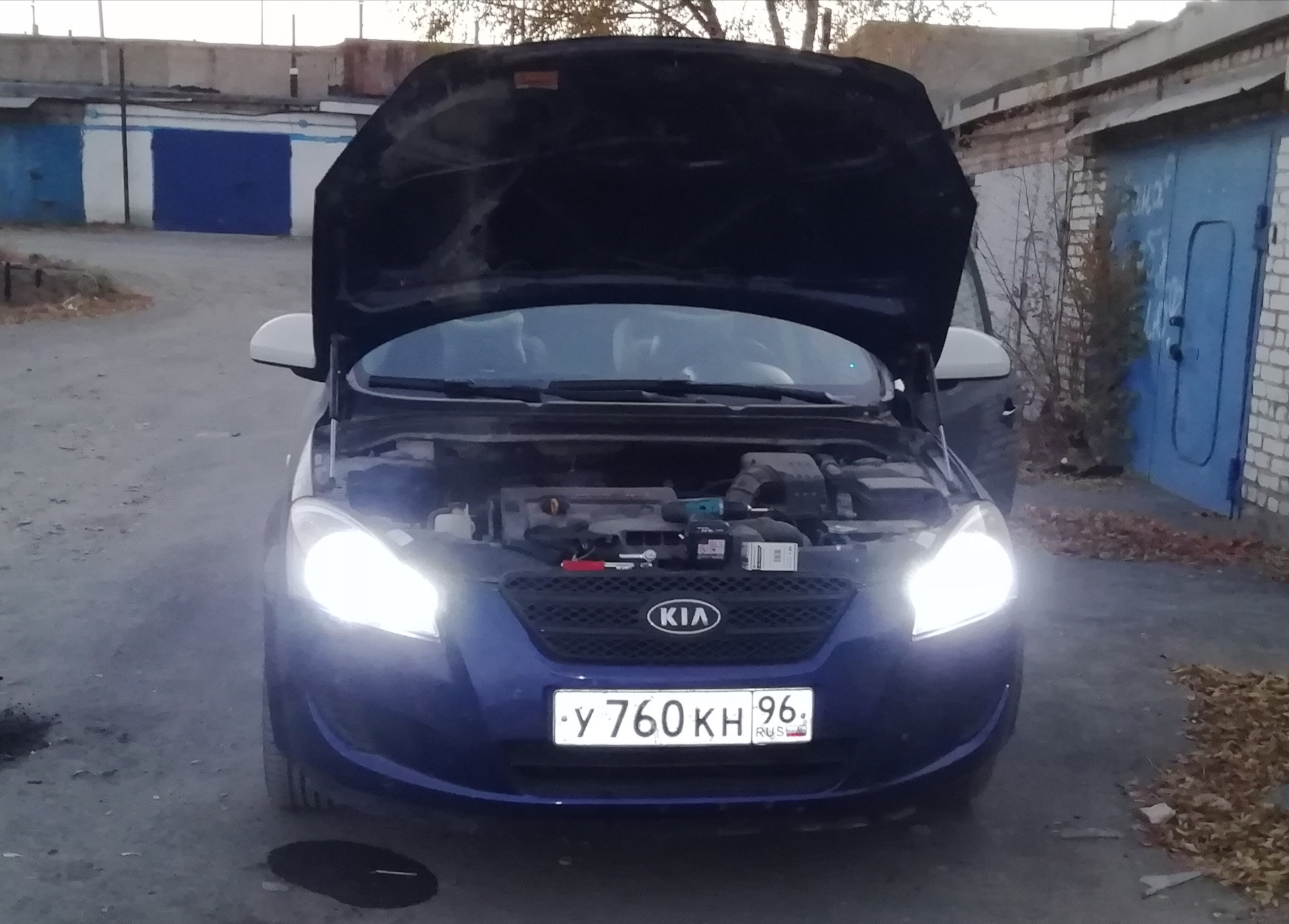 Новые LED лампы в ближний — KIA Ceed (1G), 1,4 л, 2008 года ...