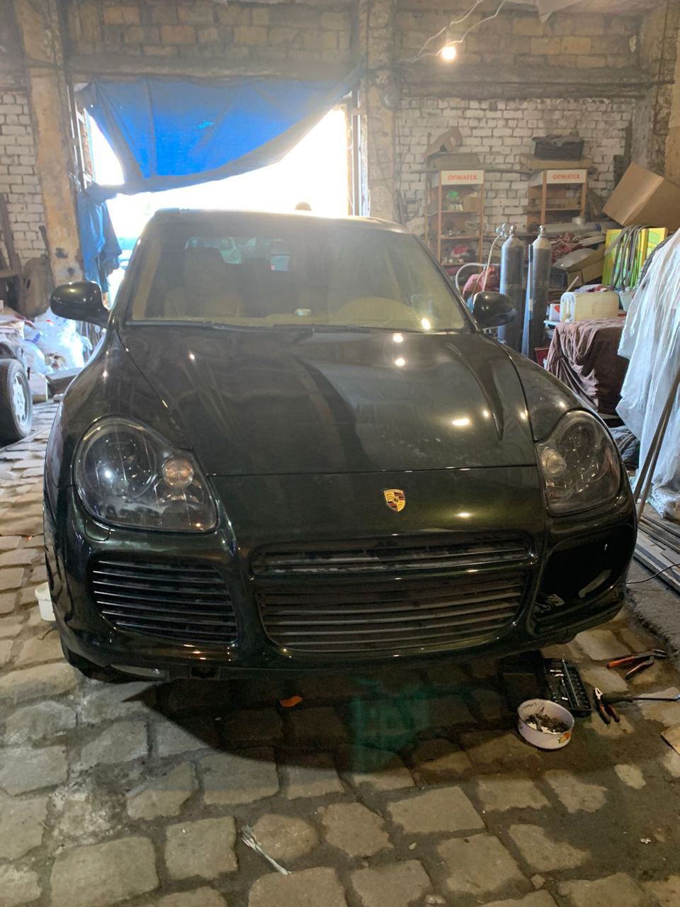 Турбо бампер Porsche Cayenne 955 — Porsche Cayenne 1g 955 957 3 2 л 2006 года кузовной