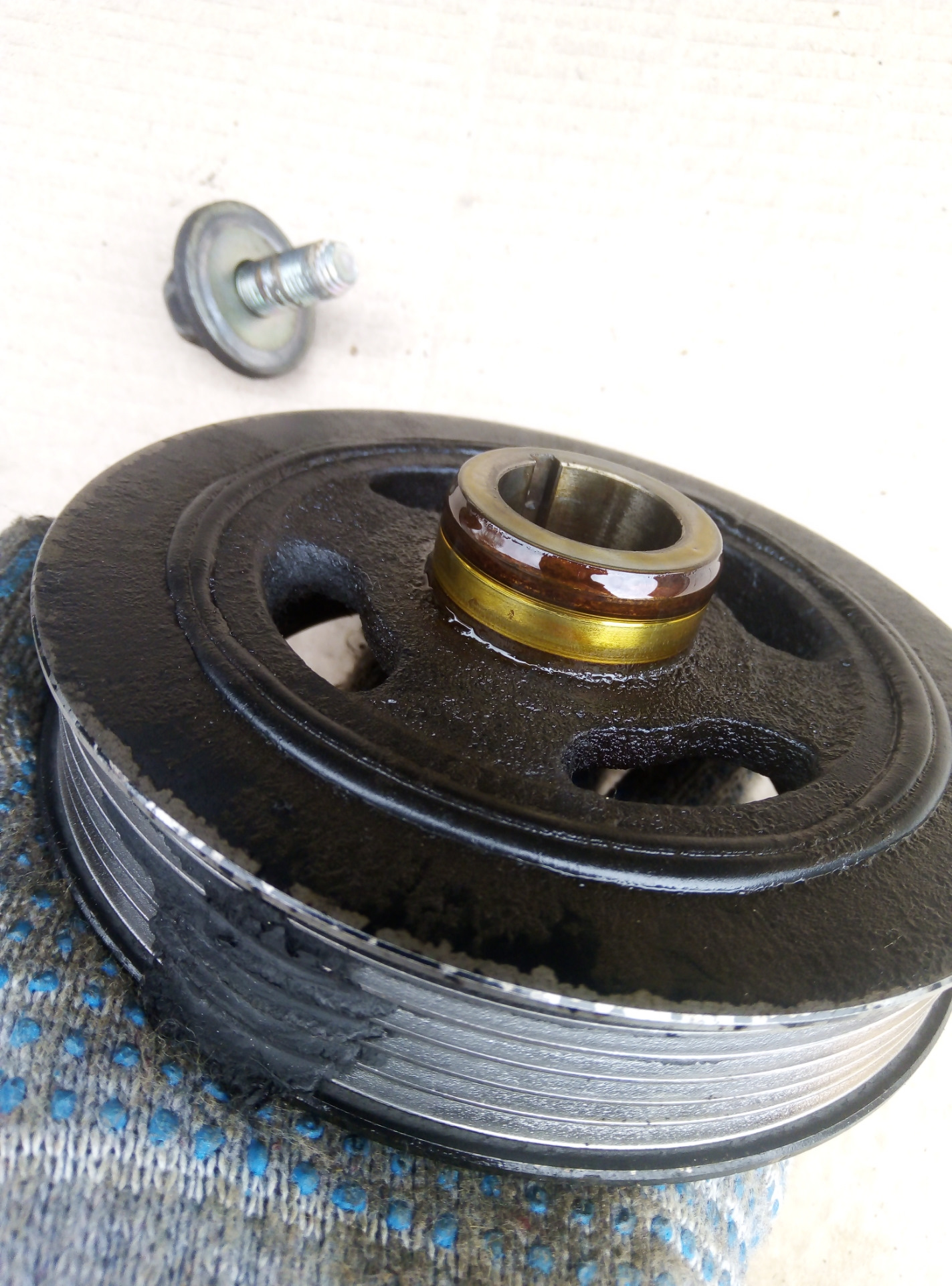 Замена сальник коленвала"лобовины", ремня Гур. — Toyota Vista (50), 1,8 ...