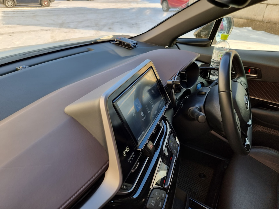 Аксессуарный козырек на магнитолу YAC SY-C8 — Toyota C-HR, 1,8 л, 2018 ...