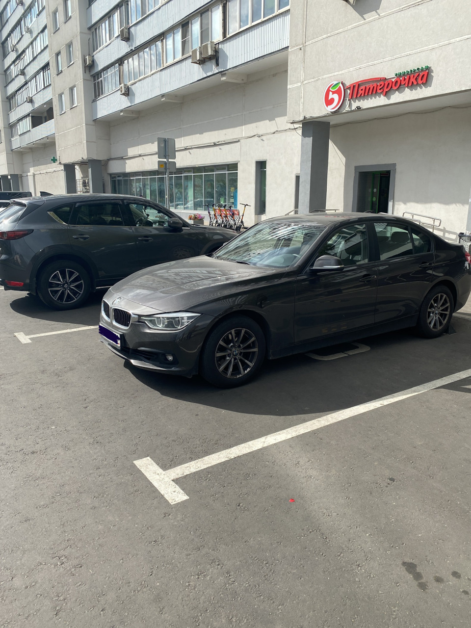 Неприятная неприятность — BMW 3 series (F30), 2 л, 2017 года | ДТП | DRIVE2