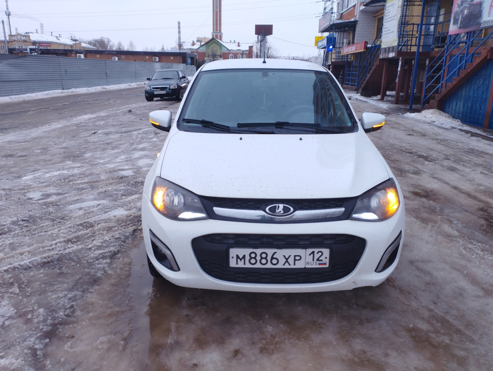 Зеркала с повторителями — Lada Калина Хэтчбек (2G), 1,6 л, 2013 года ...