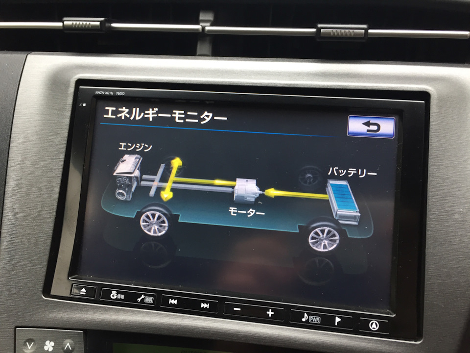 Магнитола NHZN-X61G — Toyota Prius, 1.8 л., 2012 года на DRIVE2