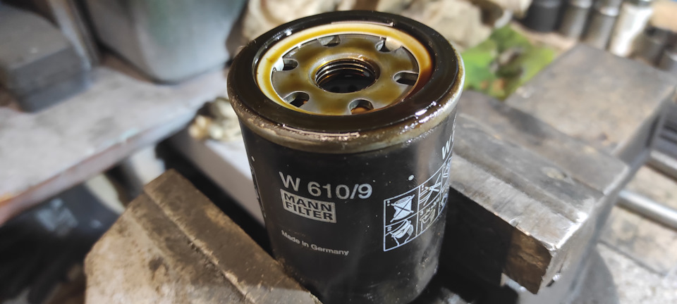 Распил масляных фильтров MANN Hyundai Mitsubishi Toyota Goodwill Febi ...