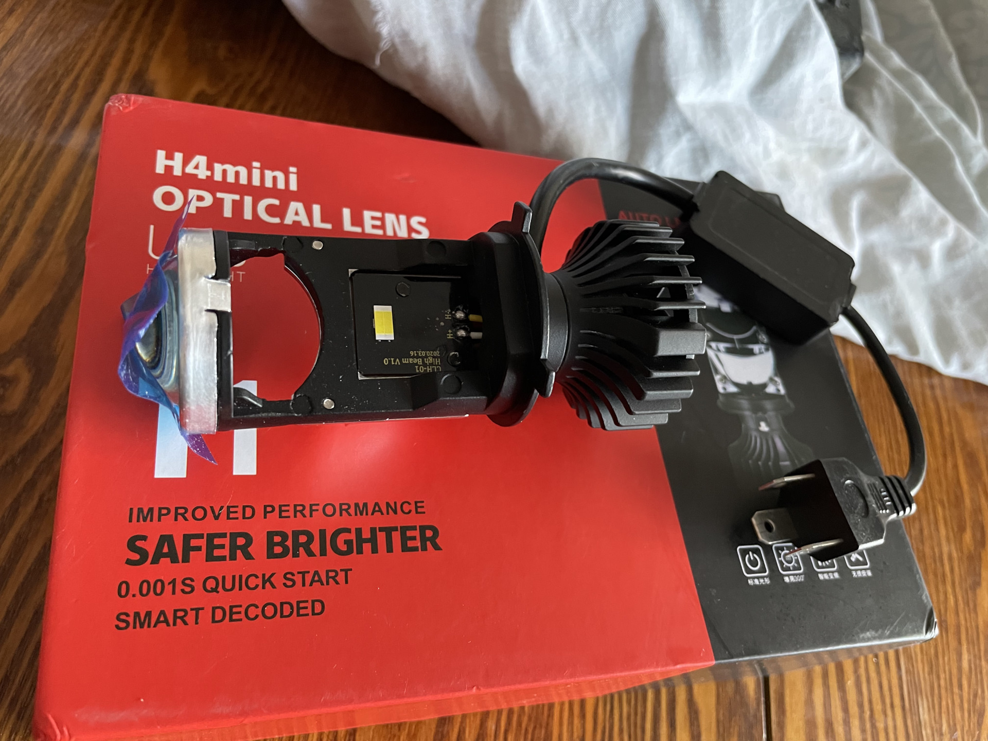 H4 mini led lens