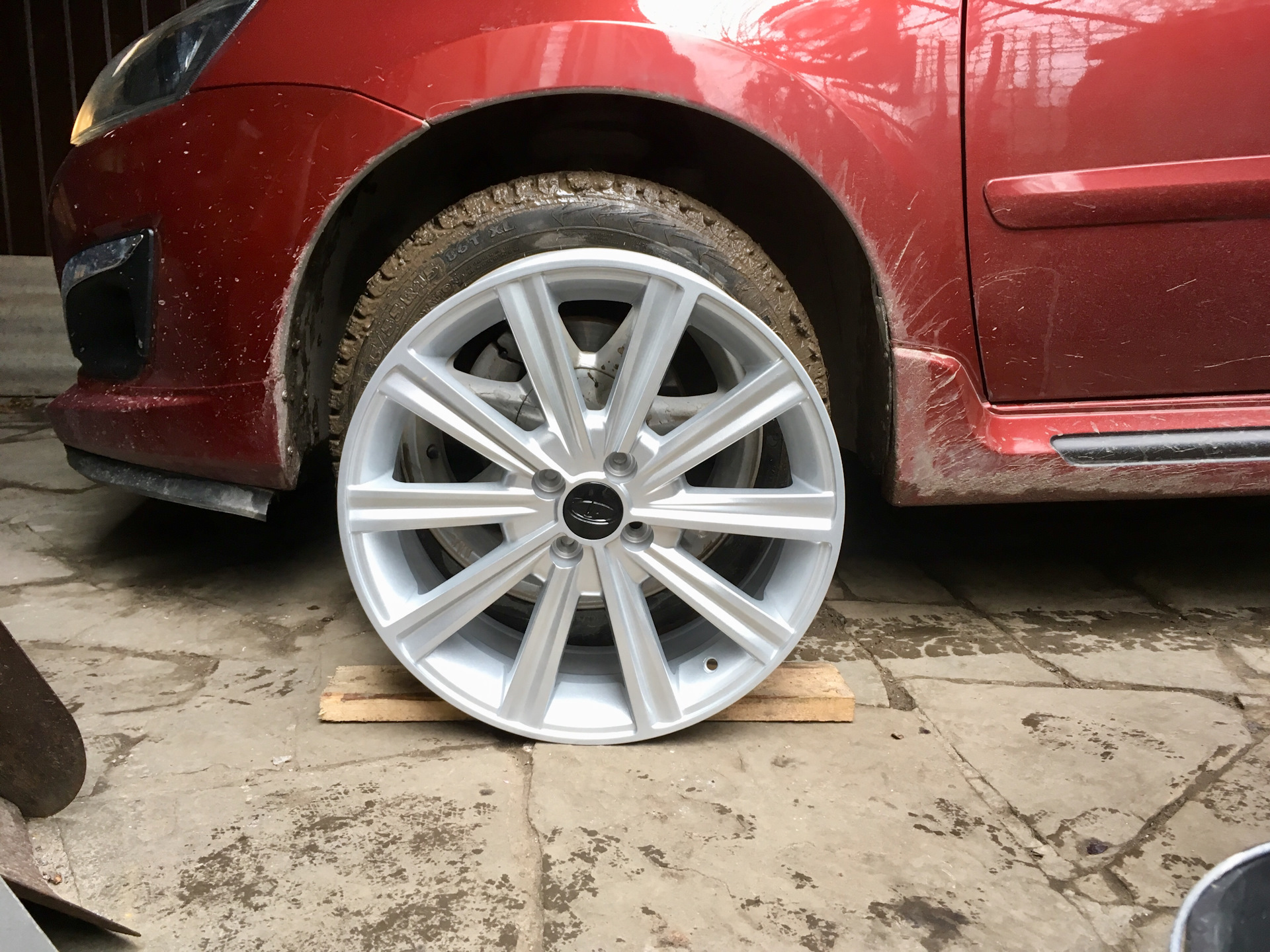 Новые тапки) — Lada Калина Хэтчбек (2G), 1,6 л, 2016 года | колёсные ...