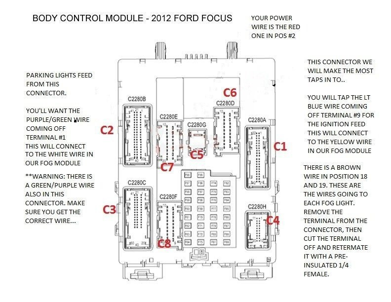 Распиновка форд фокус Открывание багажника из салона с кнопки. - Ford Focus III Hatchback, 1,6 л, 2011