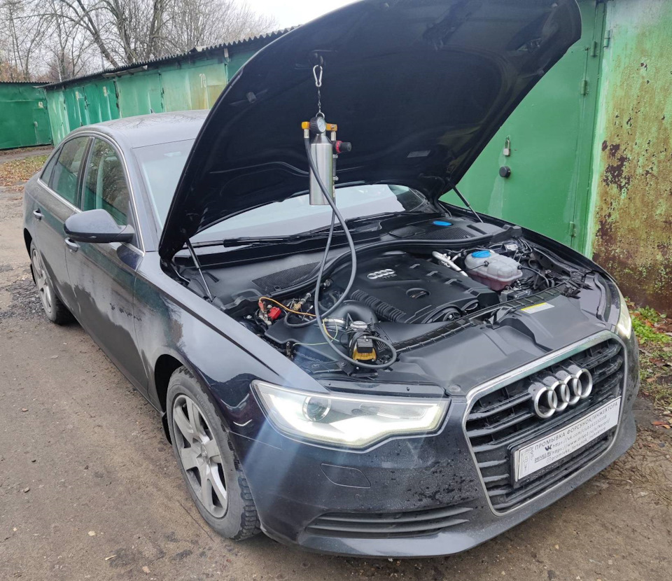 Audi A6 промывка топливных форсунок без снятия — Промывка форсунок/инжектора  на DRIVE2