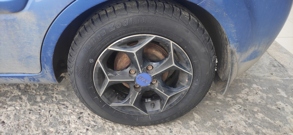 Замена резины на tunga zodiac 2 — KIA Rio (2G), 1,4 л, 2010 года | шины ...