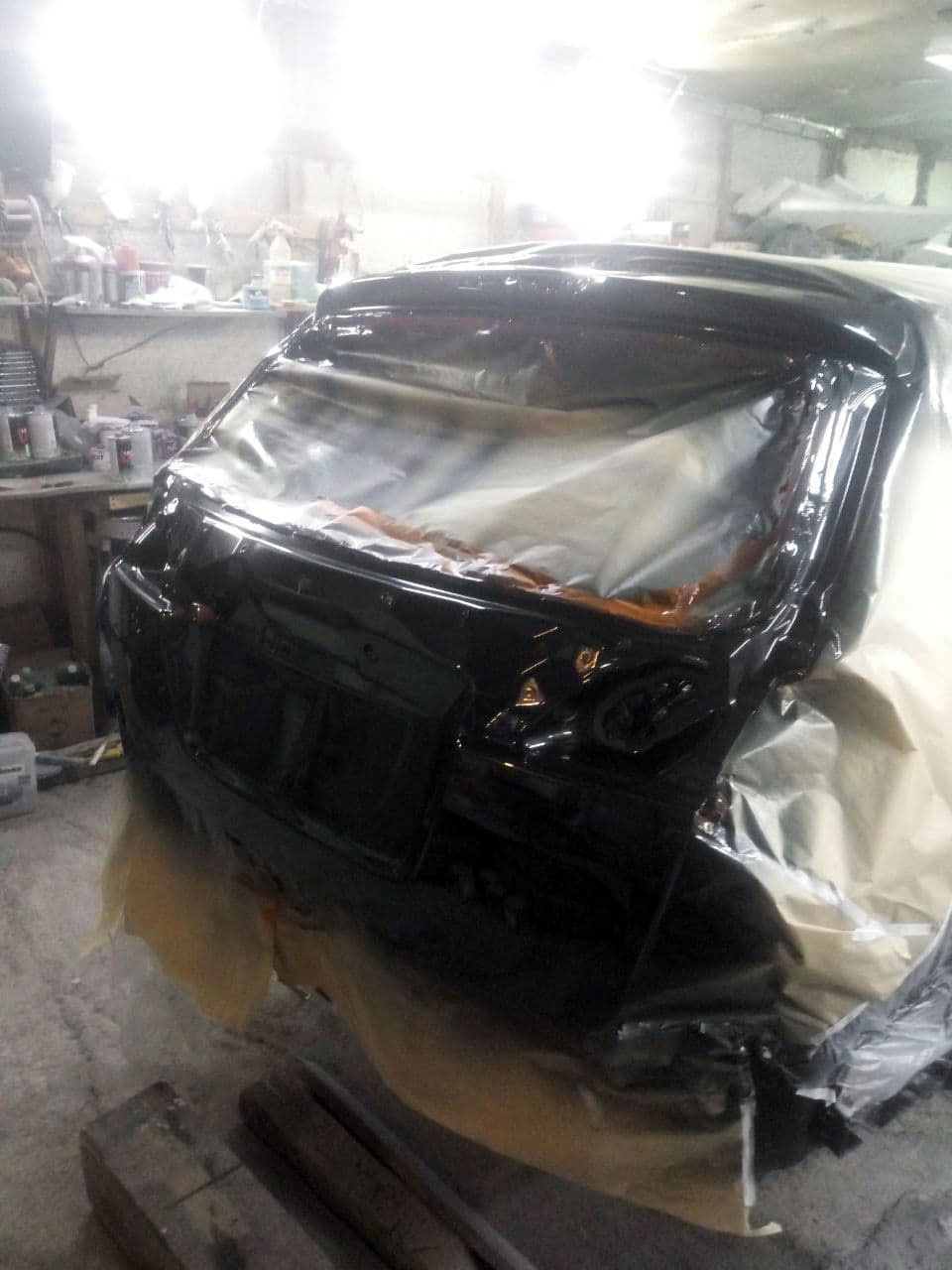 Окраска капота и двери багажника — Subaru Outback (BR), 2,5 л, 2010 ...