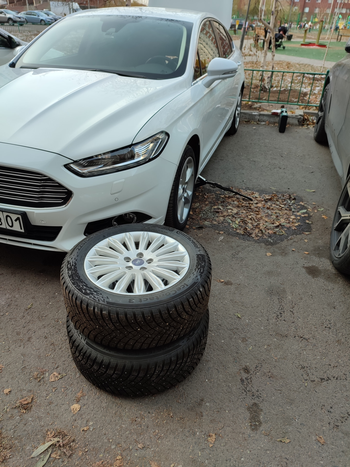 Зима близко… Отзыв о Continental Ice Contact 3 — Ford Mondeo V, 2,5 л ...