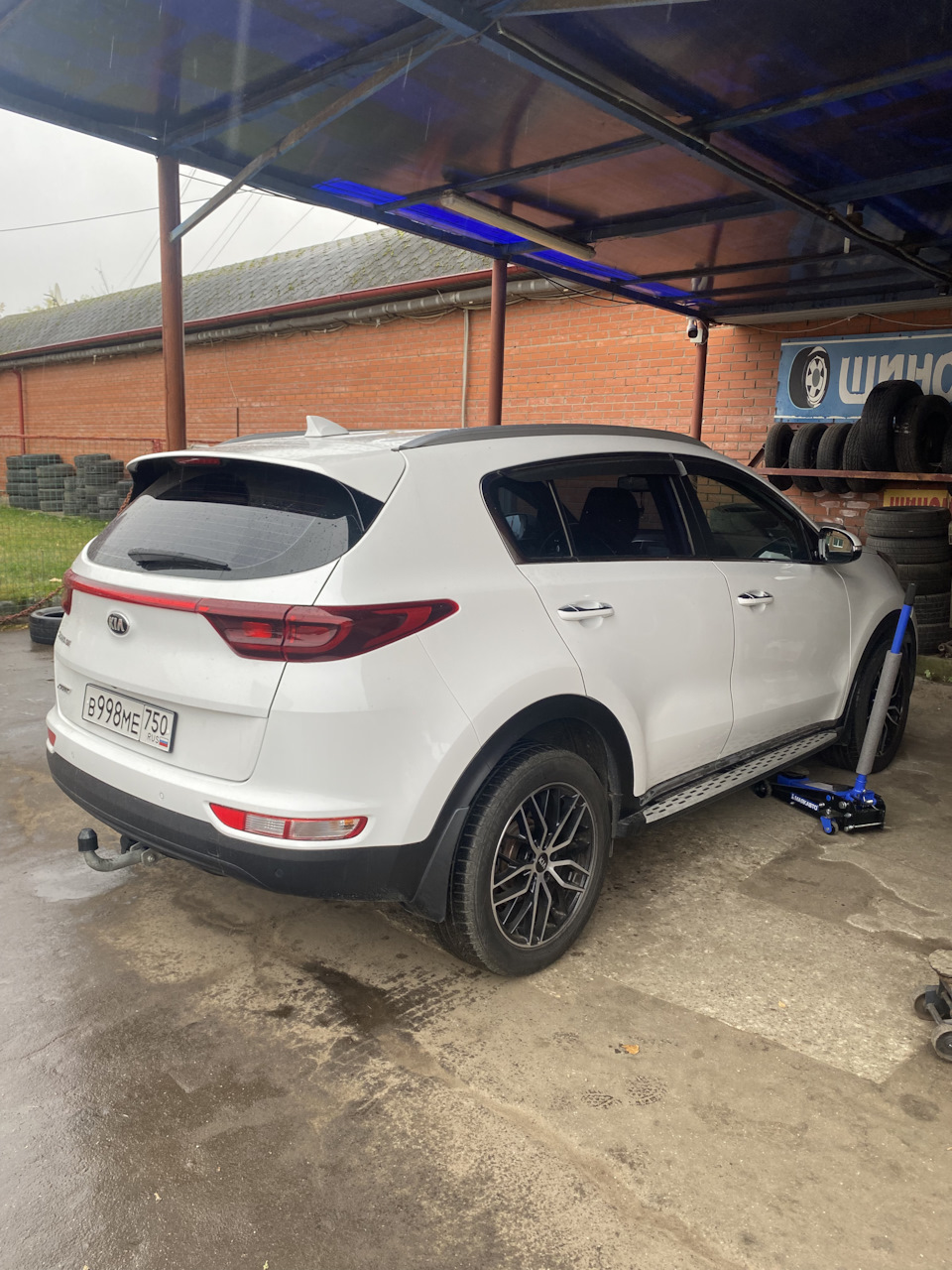 Шестая зима. — KIA Sportage (4G), 2 л, 2017 года | шины | DRIVE2