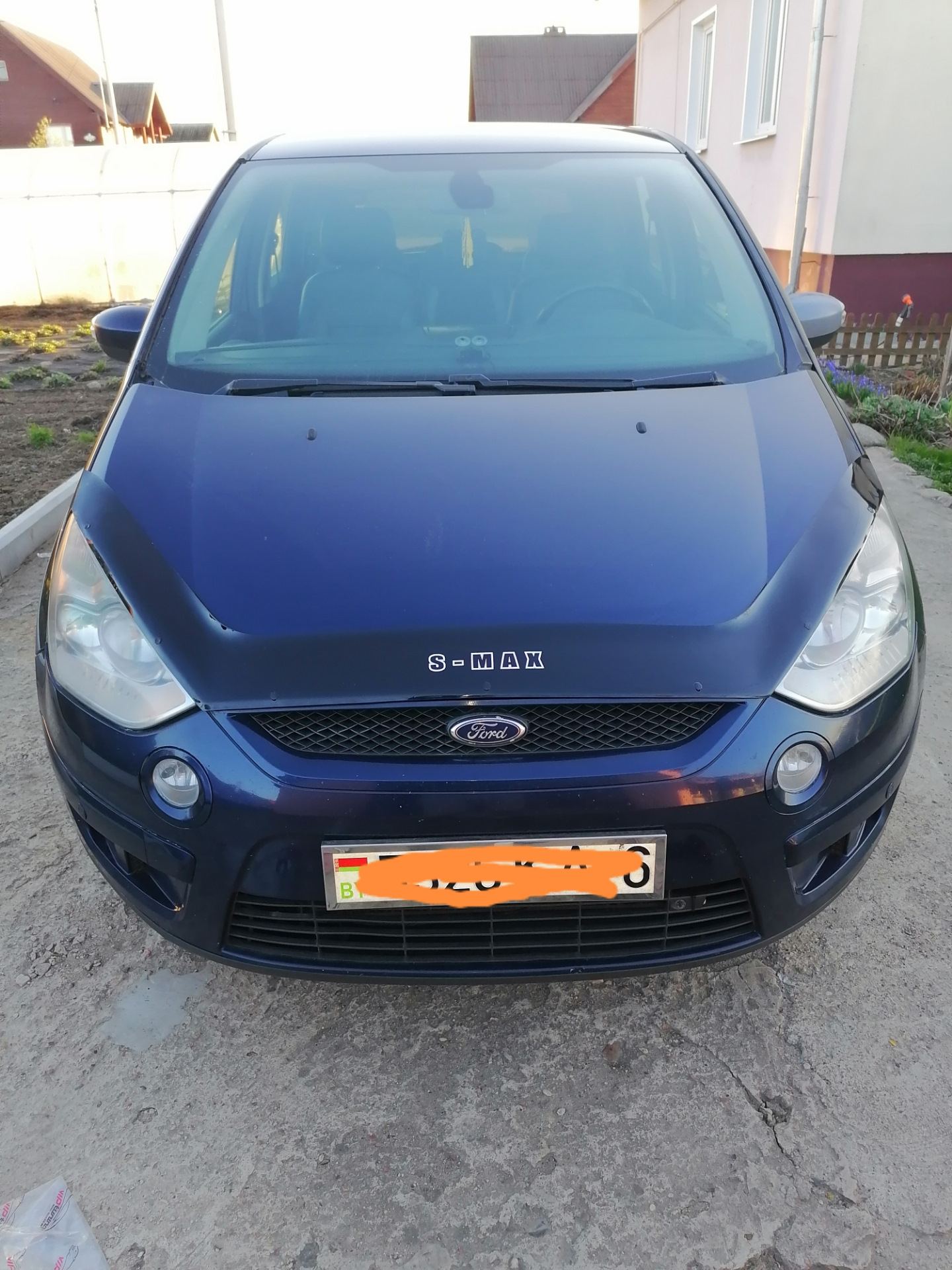 Установка дефлектора капота — Ford S-Max (1G), 1,8 л, 2009 года ...