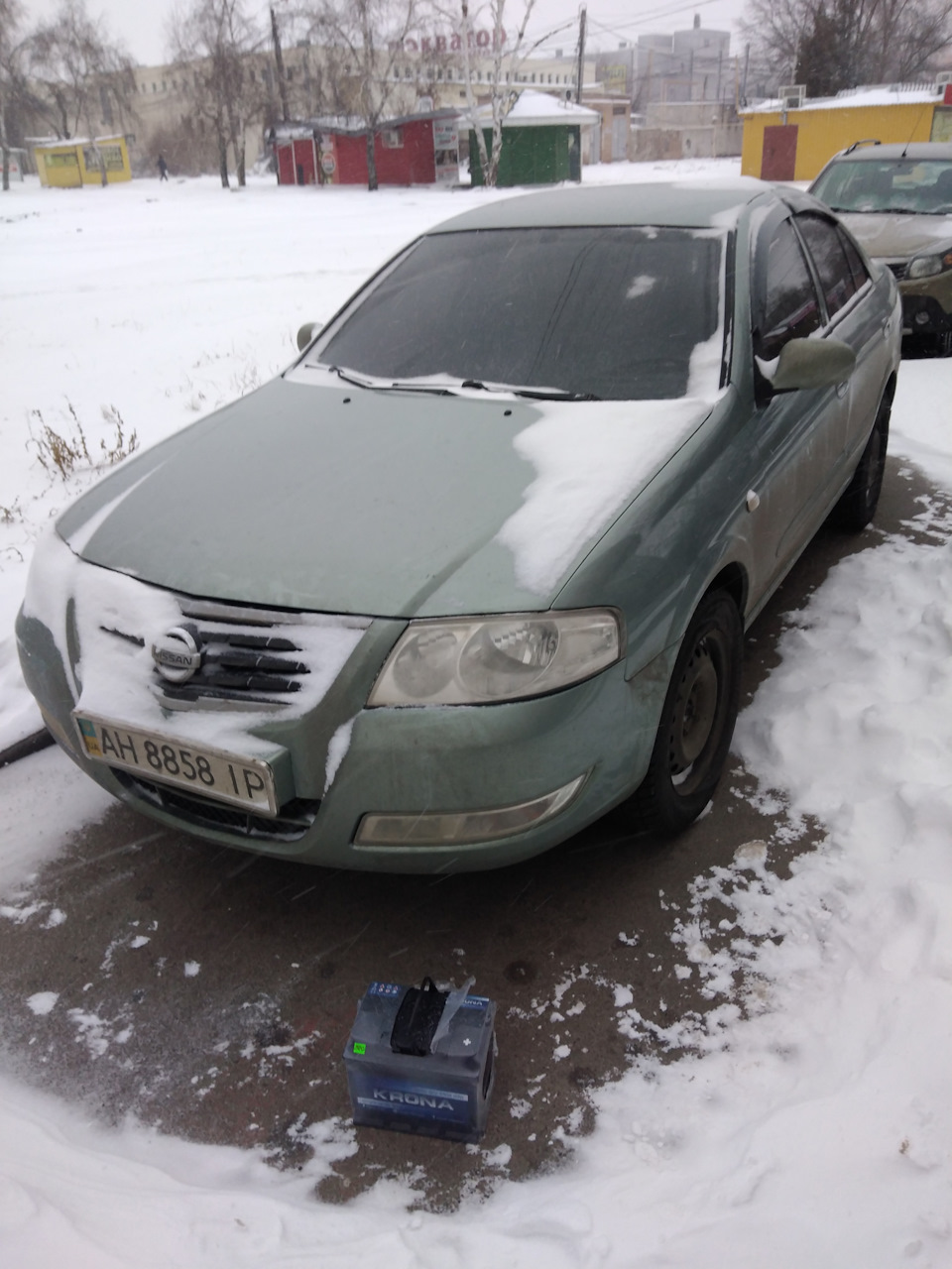 Здравствуйте Ж. Па Новый Акб — Nissan Almera Classic (B10), 1,6 л, 2007  года | запчасти | DRIVE2