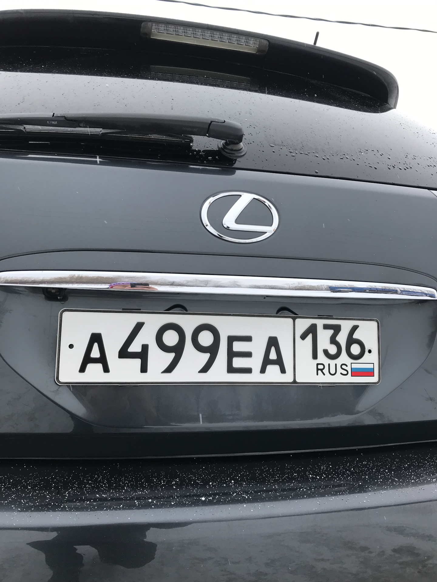 Установка держателей номерного знака plexiclick — Lexus RX (2G), 3 л ...