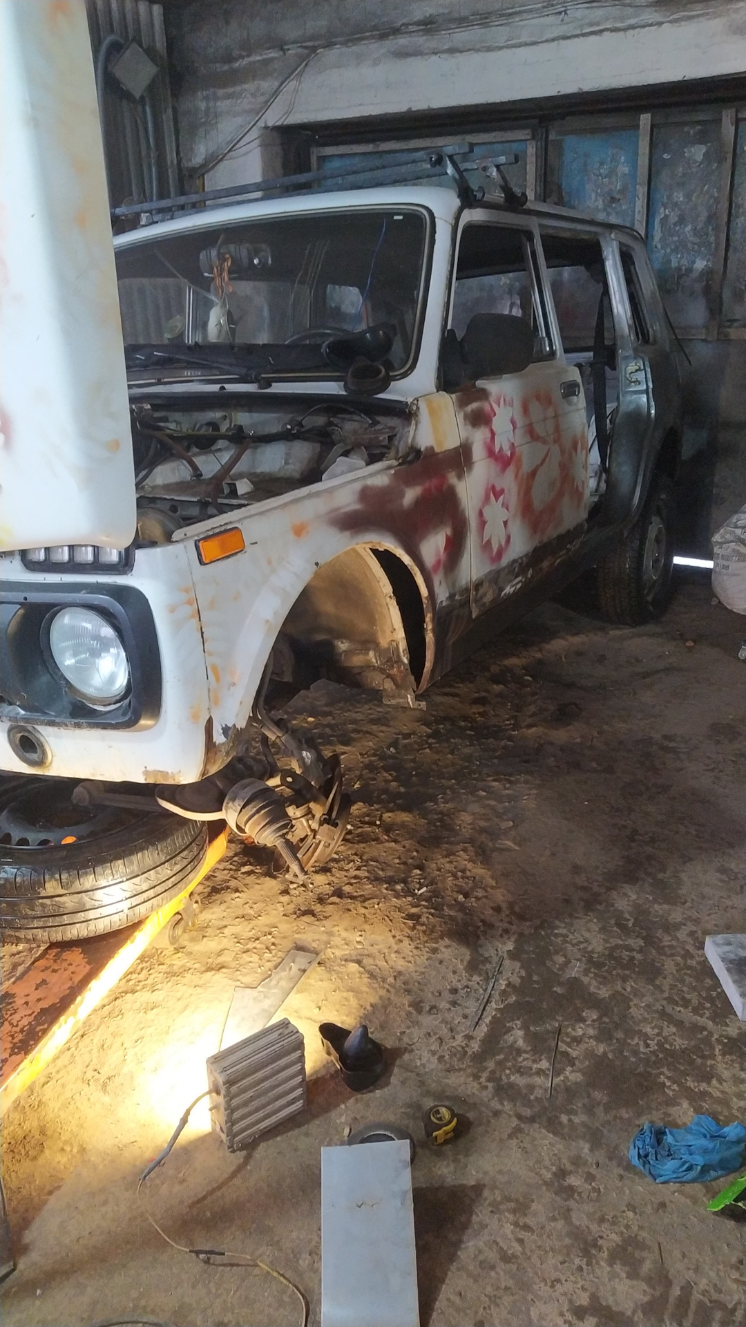 Не успел — Lada 2131, 1,7 л, 2003 года | кузовной ремонт | DRIVE2