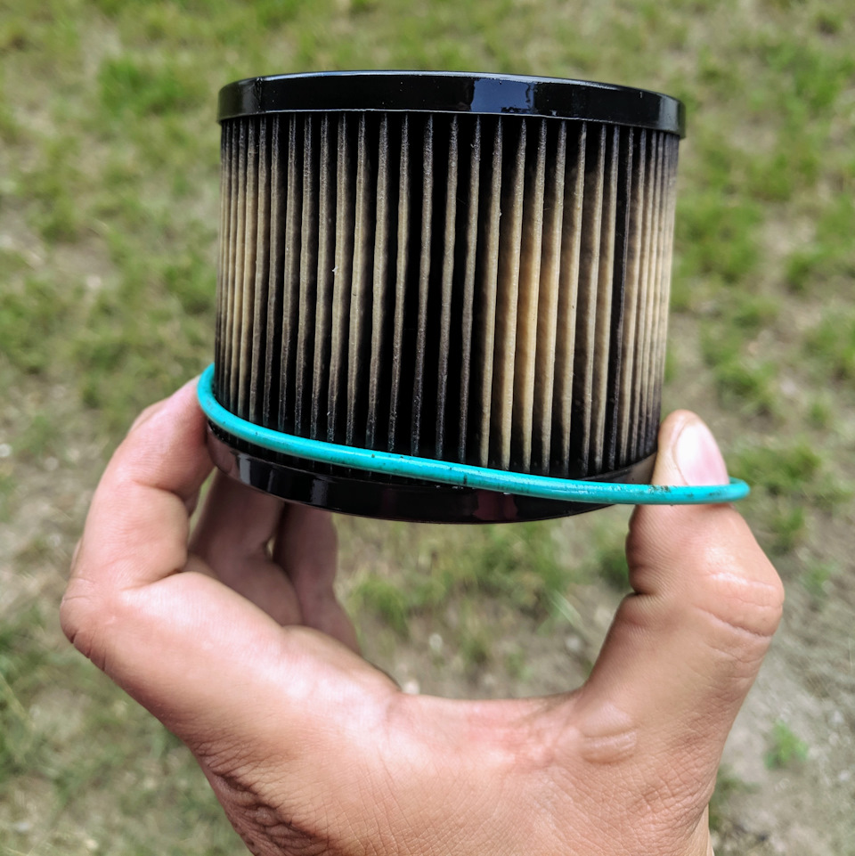 Топливный фильтр спустя 19 613 км пробега — Citroen C5 (2G)