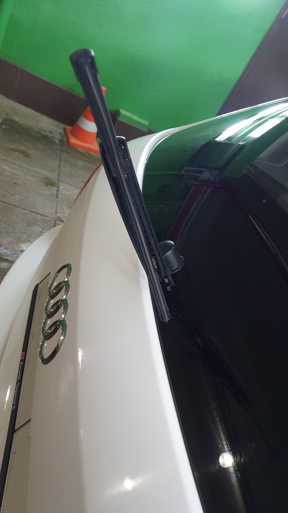 то, что получилось с щеткой в итоге — Audi Q5 (1G)