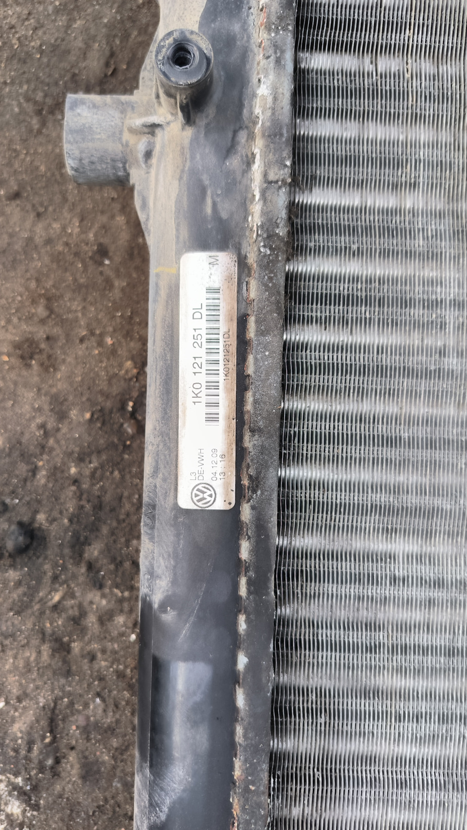 1K0121251DL РАДИАТОР ДВС AUDI A3 (8PA, 8P1), VOLKSWAGEN CADDY/EOS/GOLF ...