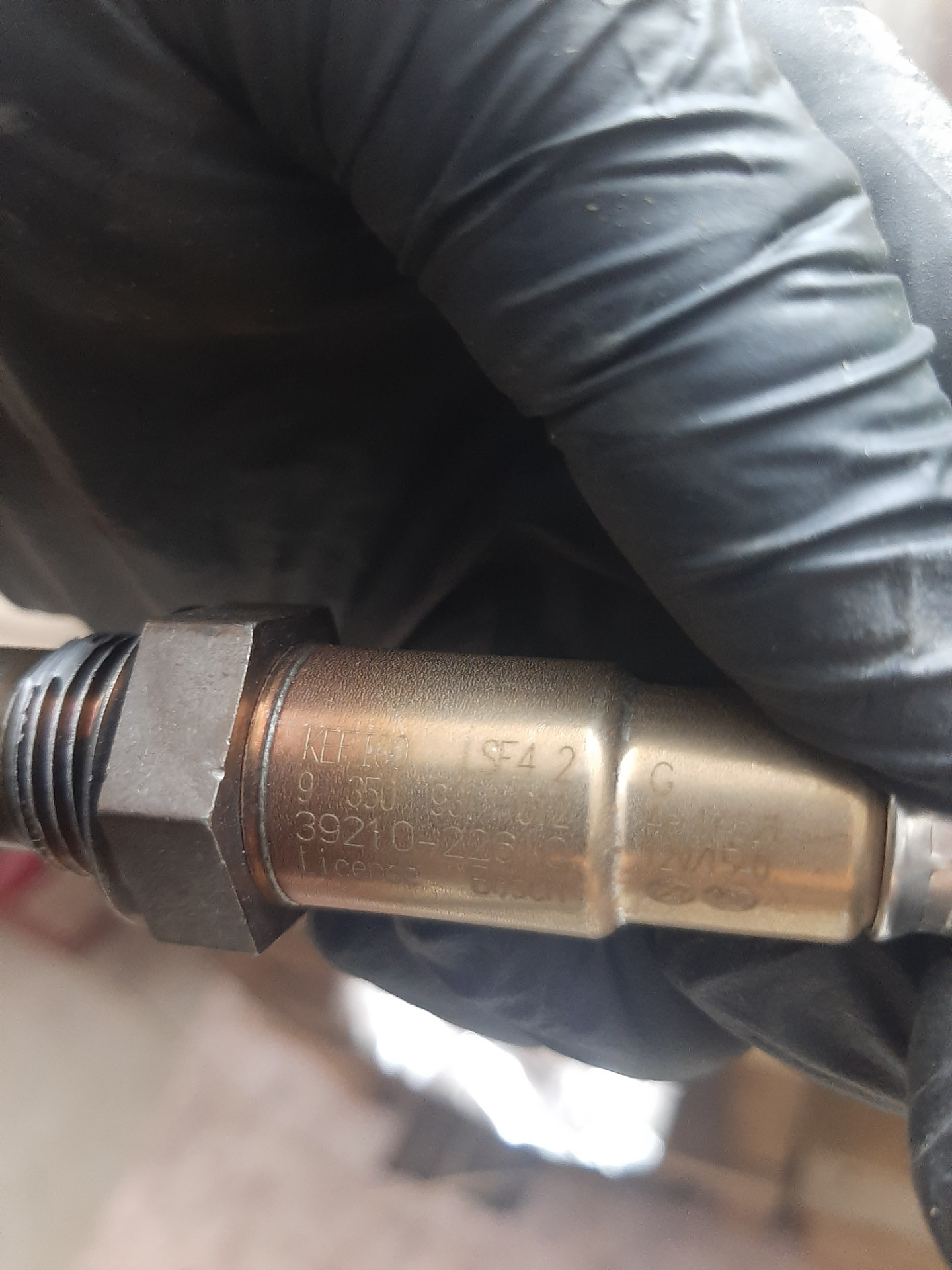 Замена кислородного датчика, проверка катализатора. — KIA Rio (2G), 1,4 ...
