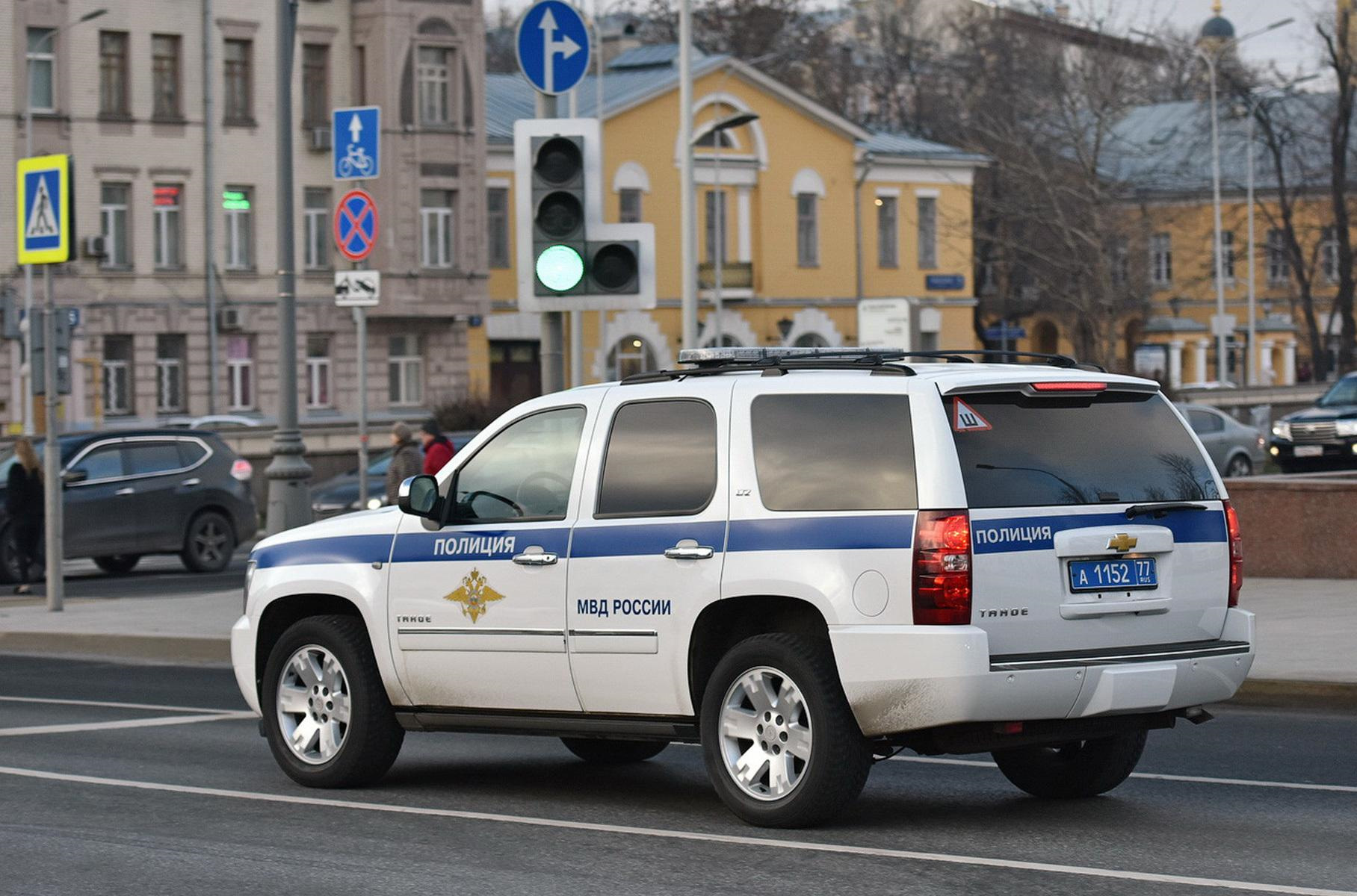 Шевроле Тахо полиция Москва