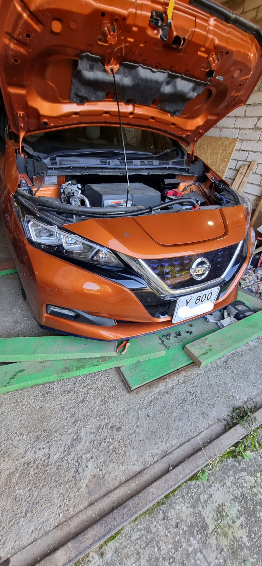 ⚡3. Замена масла в редукторе и антифриза. — Nissan Leaf (2G), 2020 года ...