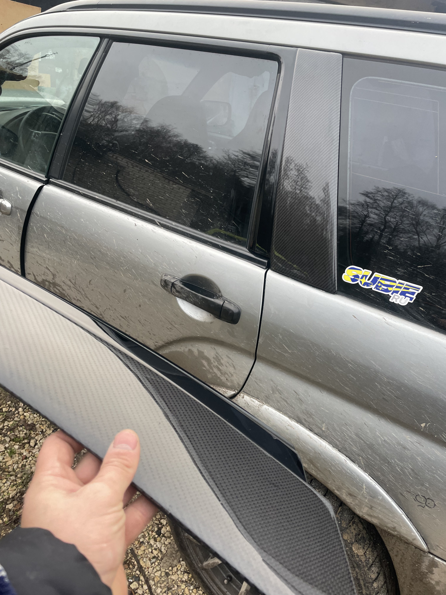 Поехал домой в отпуск и заодно на небольшие курсы по ламинации карбоном ...