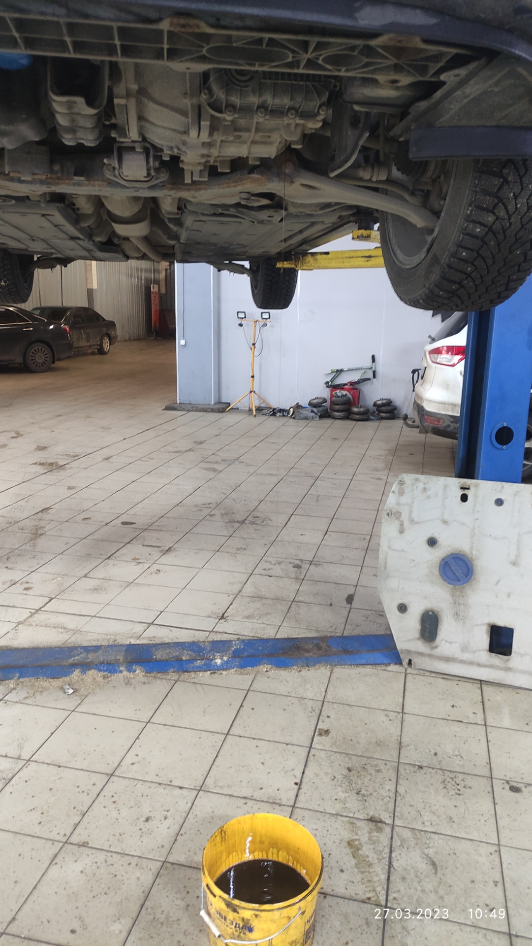 Частичная замена масла АКПП — Hyundai i40, 2 л, 2016 года | визит на ...