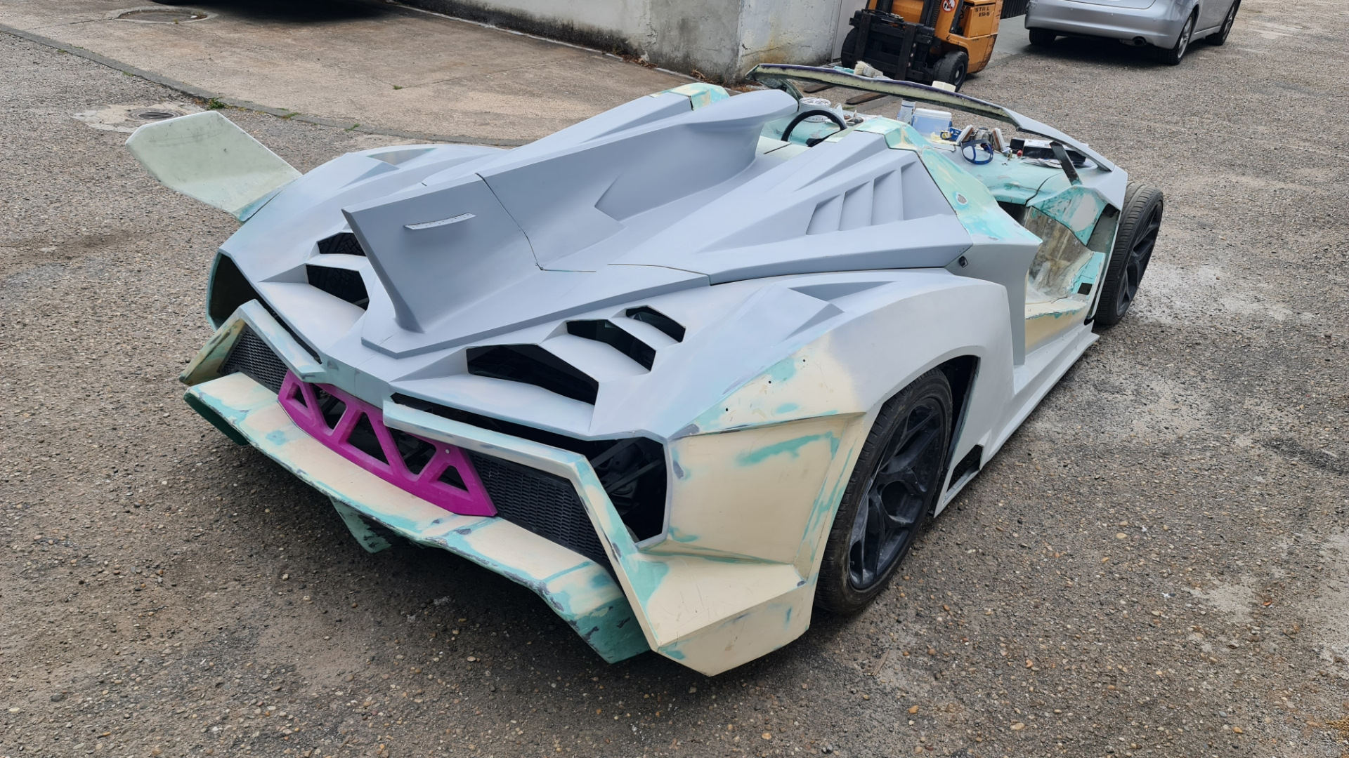 Жидкая шпакля, для косяков… — Самодельный Lamborghini Veneno, 2,5 л ...