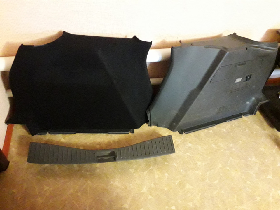 Отделка багажника карпетом Ford C-max — Ford C-Max I, 2 л, 2007 года ...