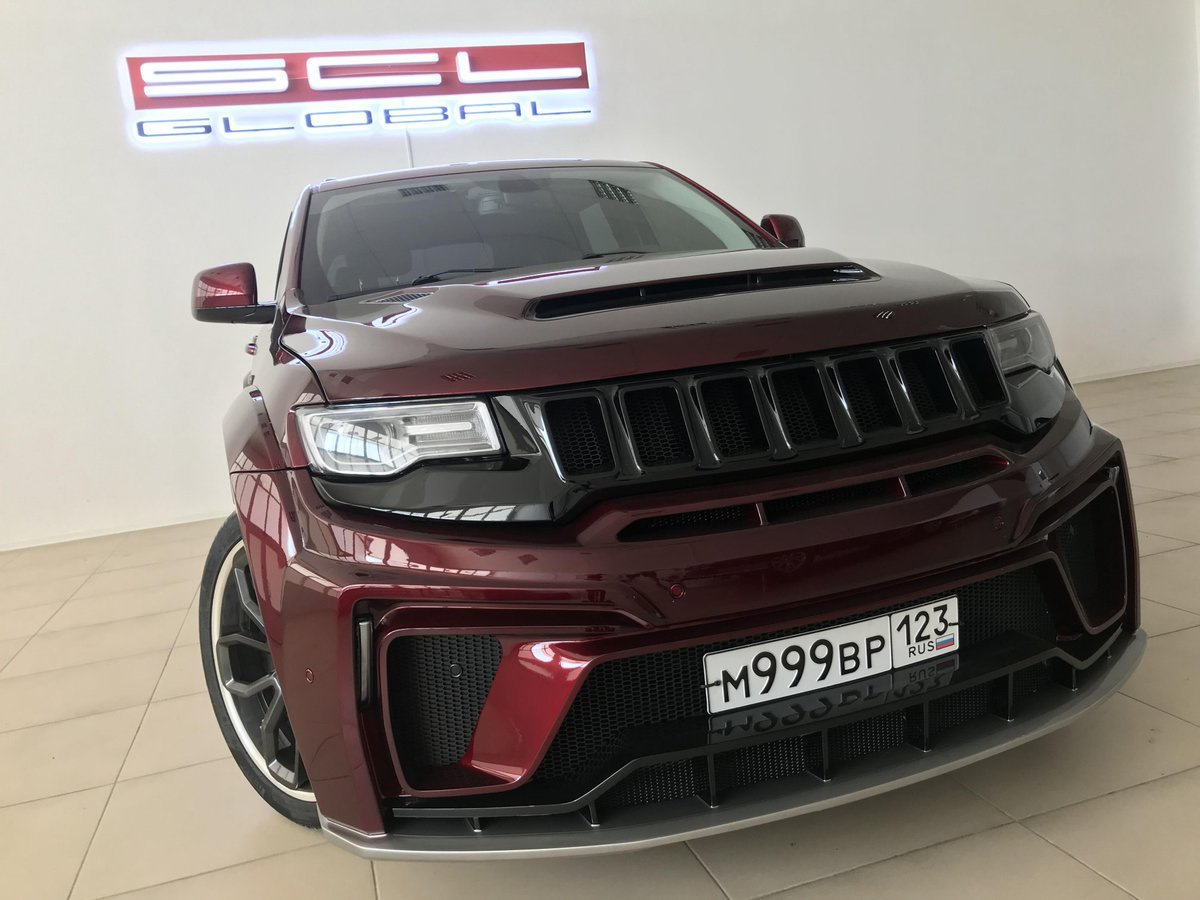 Jeep srt wk2 карбон салона