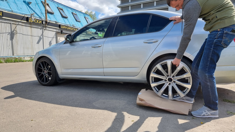 Подъехали Диски Lizardo R18 — Skoda Octavia A7 Mk3, 1,2 л, 2014 года ...