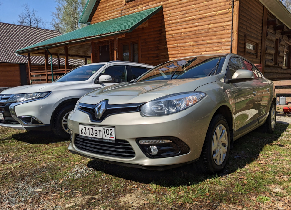 Весна, дачники и поцарапанный бампер — Renault Fluence, 1,6 л, 2014 ...