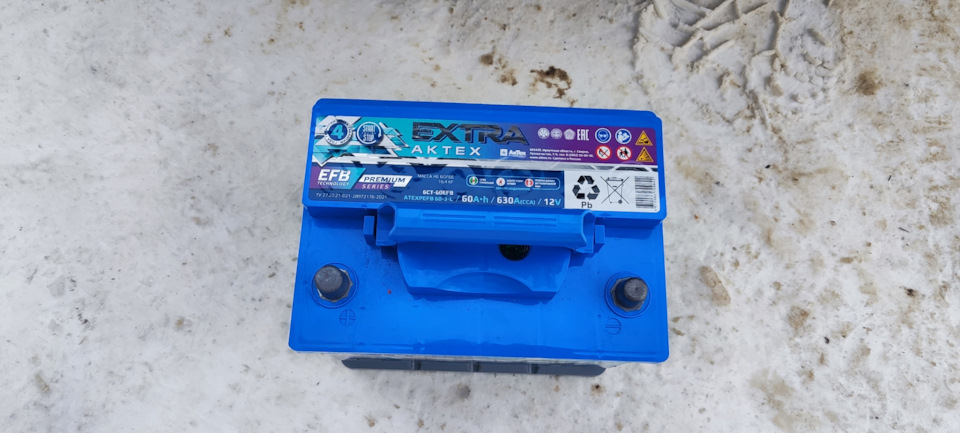 Аккумулятор. — Lada Калина 2 универсал, 1,6 л, 2018 года | поломка | DRIVE2