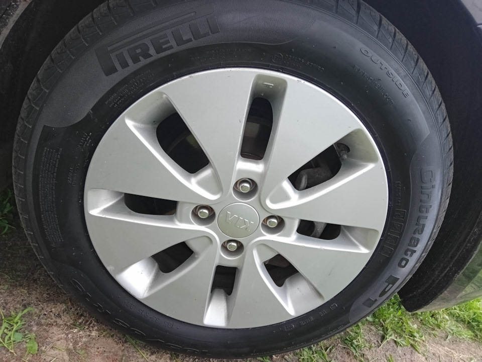 #46. Новые летние шины — KIA Rio (3G), 1,6 л, 2014 года | шины | DRIVE2