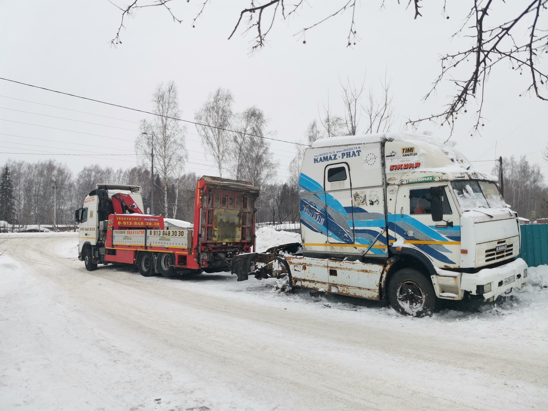 Эвакуация, УРА! Камаз 54112М — Камаз 54112М, 9,9 л, 1994 года | эвакуация |  DRIVE2