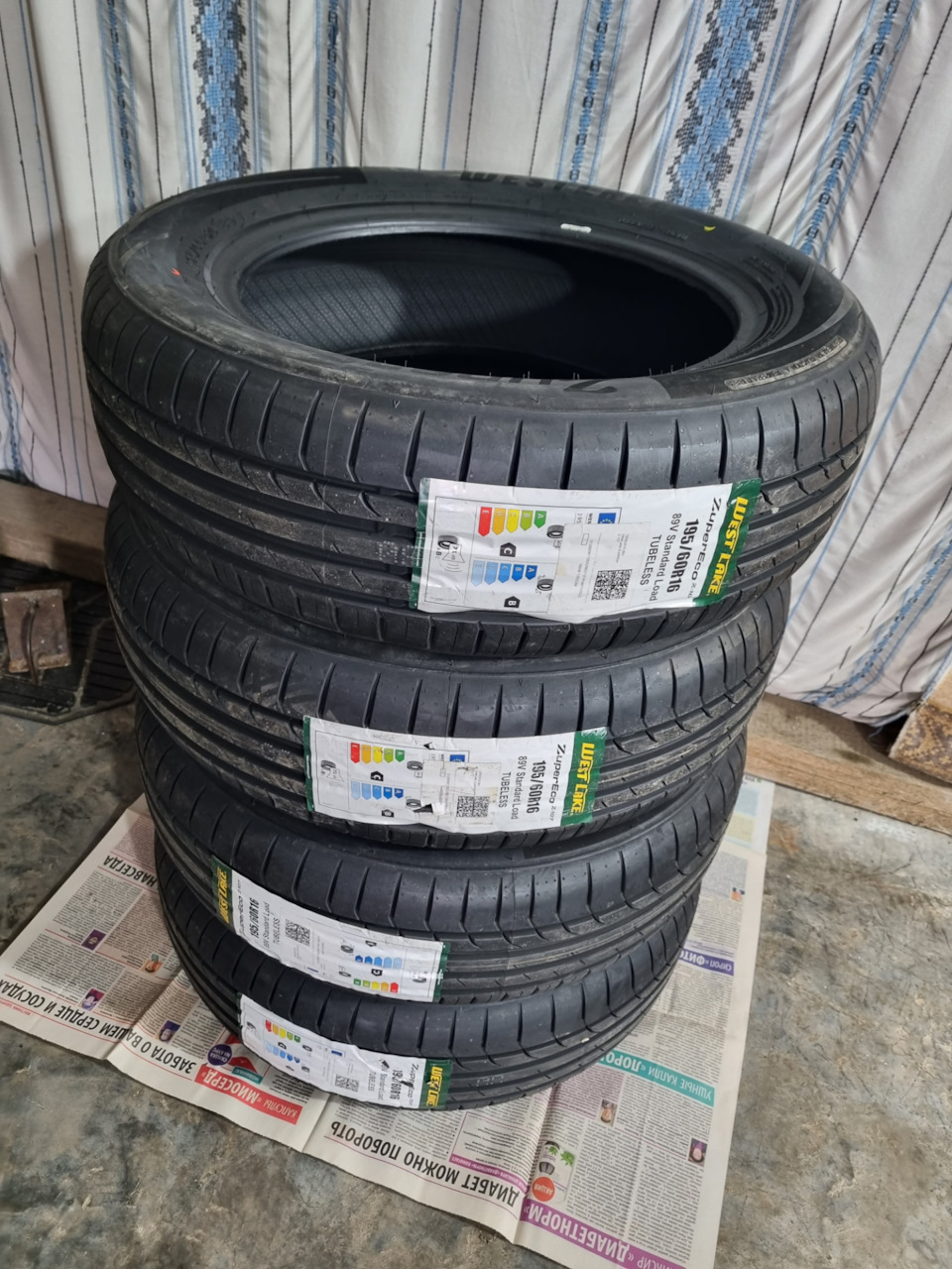 Шины Westlake ZuperEco Z-107 R16 195/60 — Honda Freed+, 1,5 л