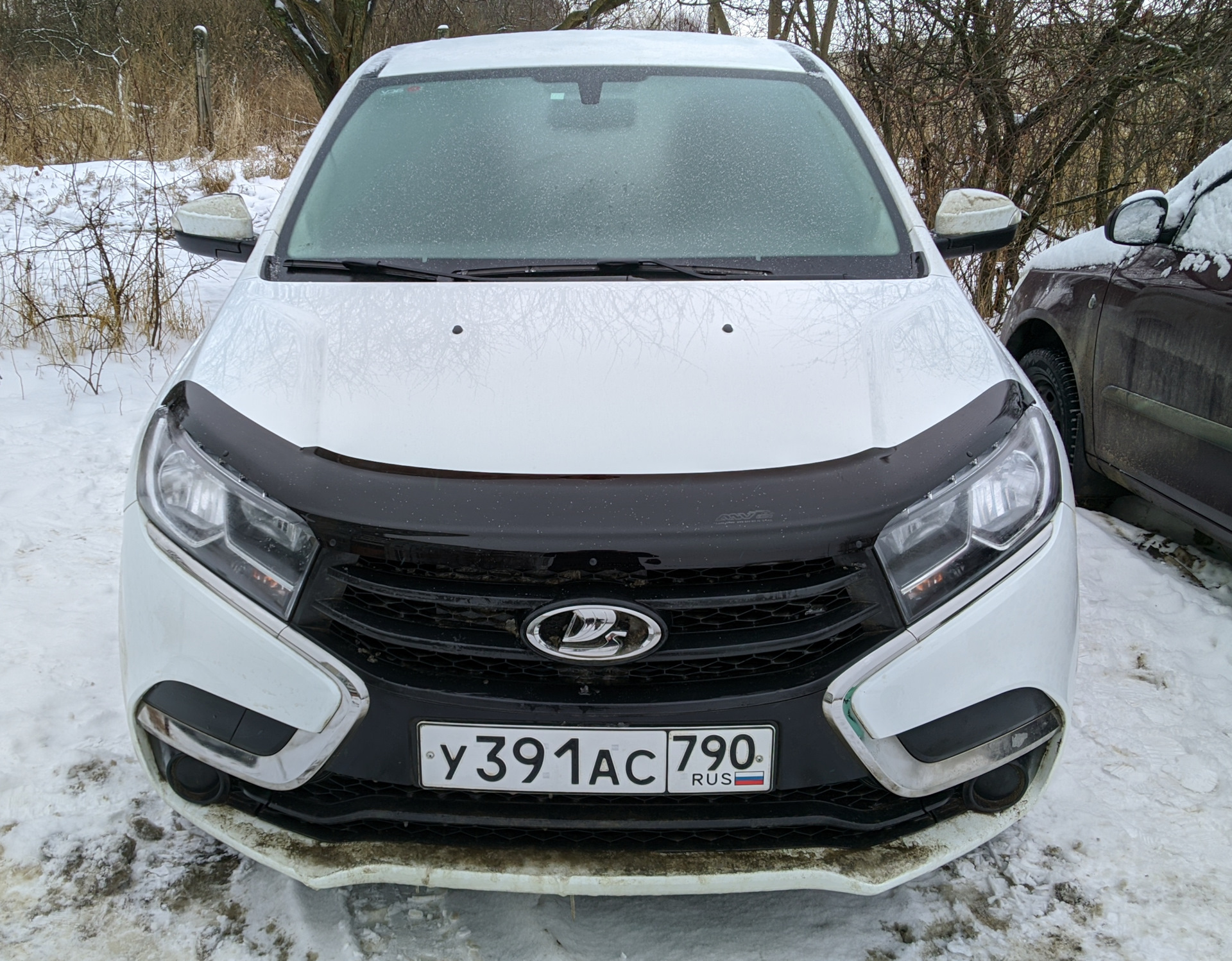 Блог четвертый…дефлектор капота! — Lada XRAY, 1,6 л, 2020 года ...