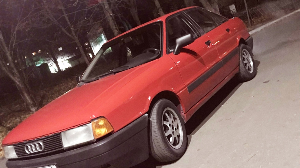 Диски R17 на ауди 80 б3 — Audi 80 (B3), 1,8 л, 1990 года | колёсные ...