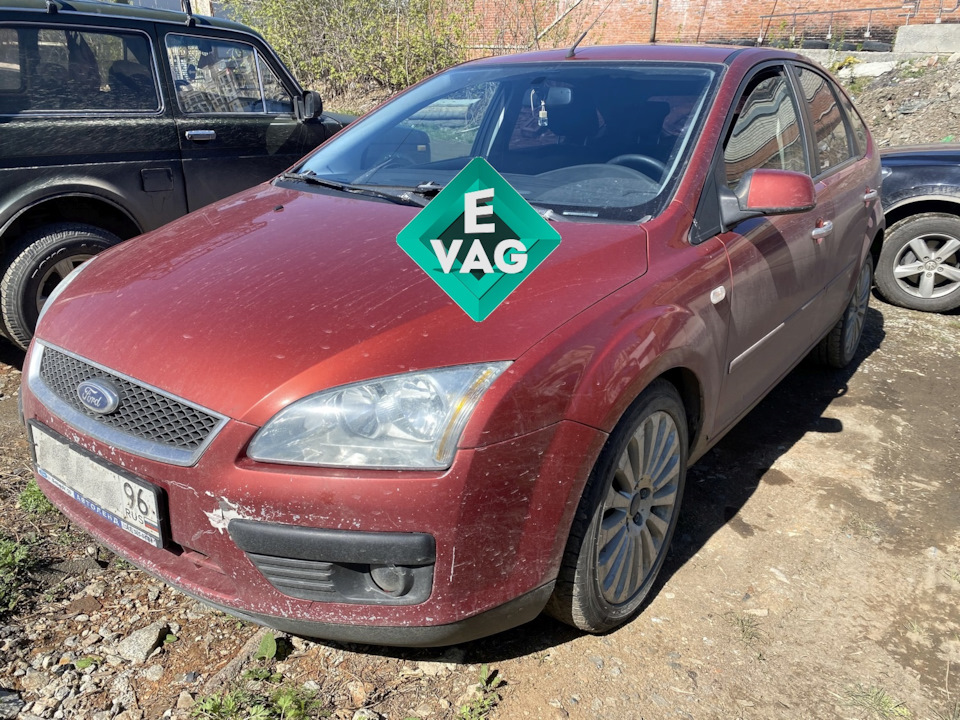 Ford Focus 2 1.8 125 лс \"2006. Чиптюнинг ЕВРО-2 перед удалением ...