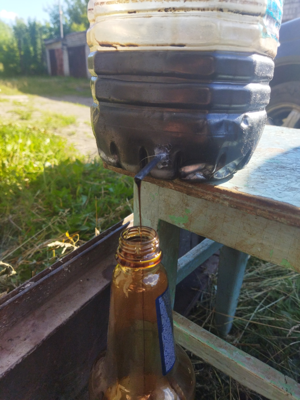 Как качественно очистить отработку, моторного масла. — Lada Приора ...