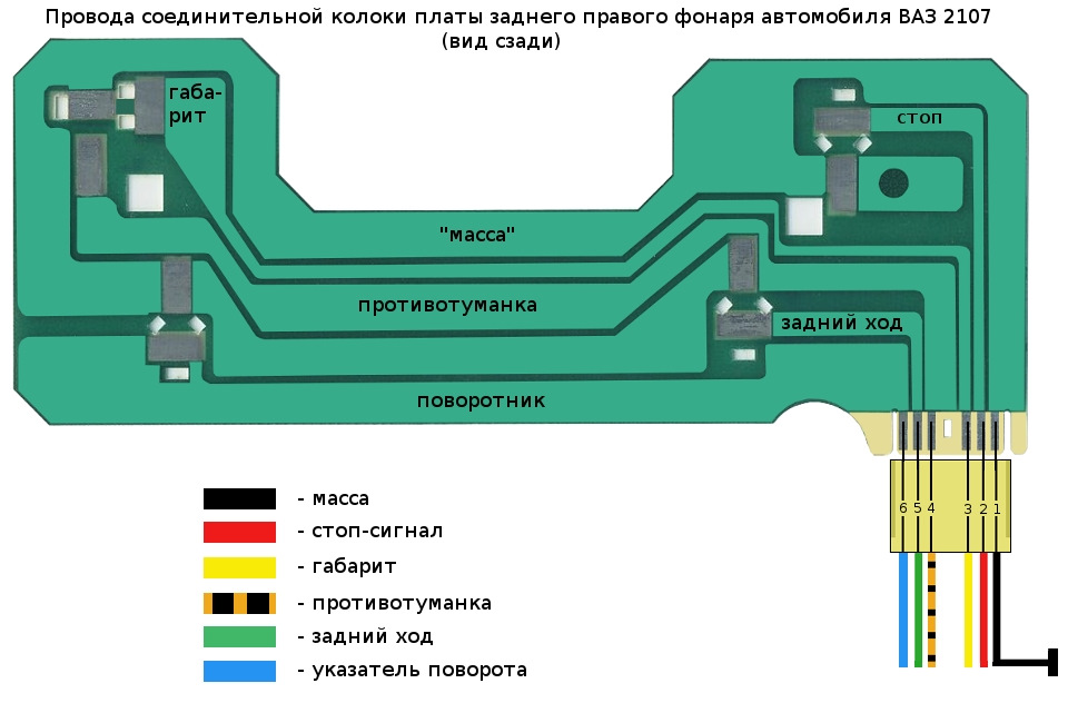 Какие провода на ваз 2107