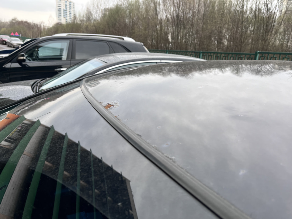 Кузовные работы и ржавчина над лобовым — Honda Civic 5D (8G), 1,8 л ...