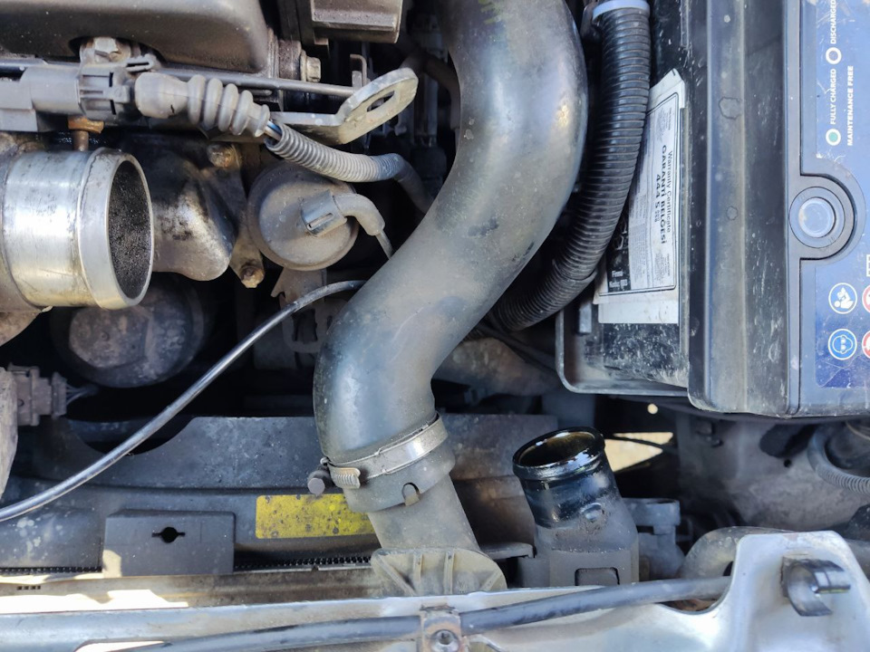 Вопрос — Масло в патрубке после интеркулера — Opel Zafira A, 2,2 л ...