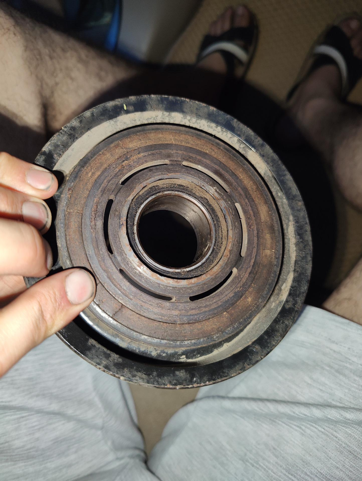 Как восстановить фрикционное кольцо на роторном диске компрессора ...