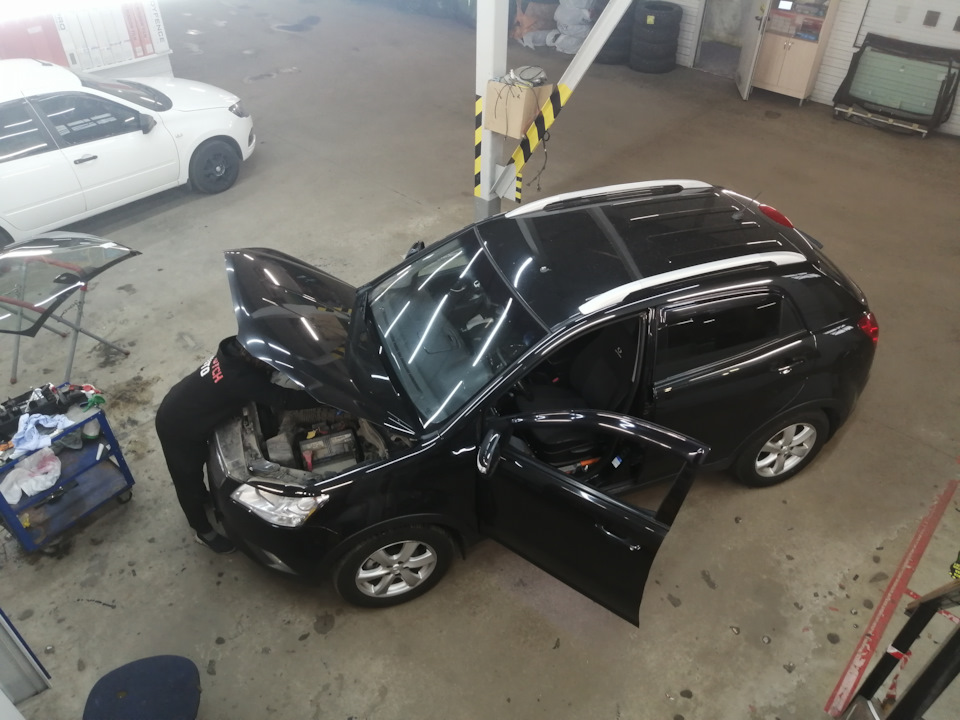 Замена лобового стекла — SsangYong Actyon (2G), 2 л, 2013 года | визит ...