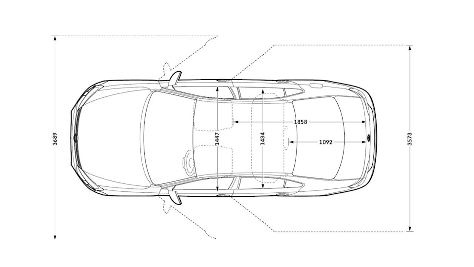 Автомобиль Ford Mondeo 4. Габаритные размеры автомобиля с кузовом седан
